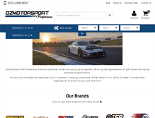 Tablet Screenshot of ozmotorsport.com
